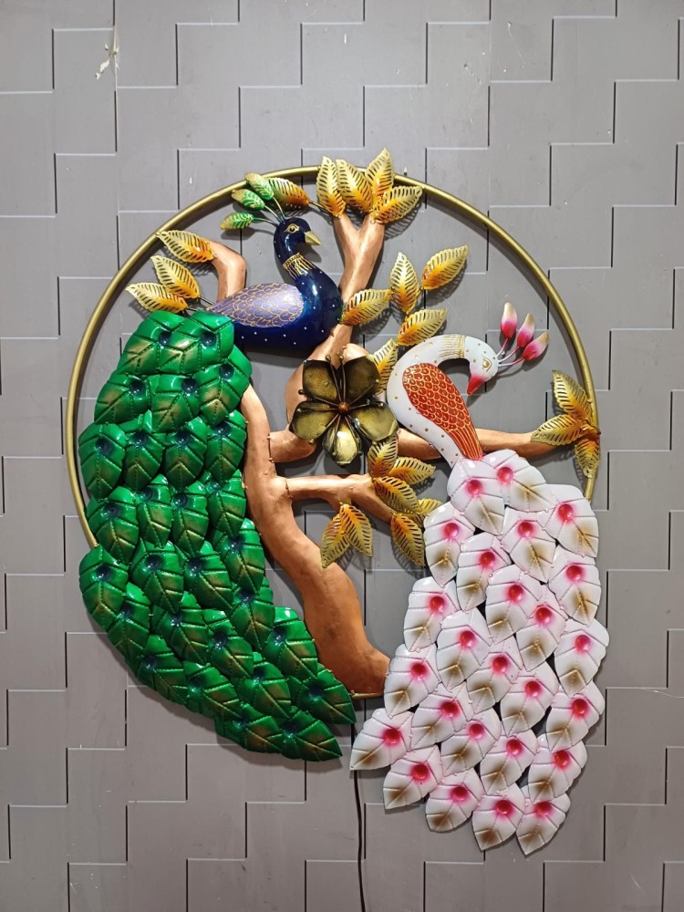 RING COUPLE PEACOCK MULTICOLOUR