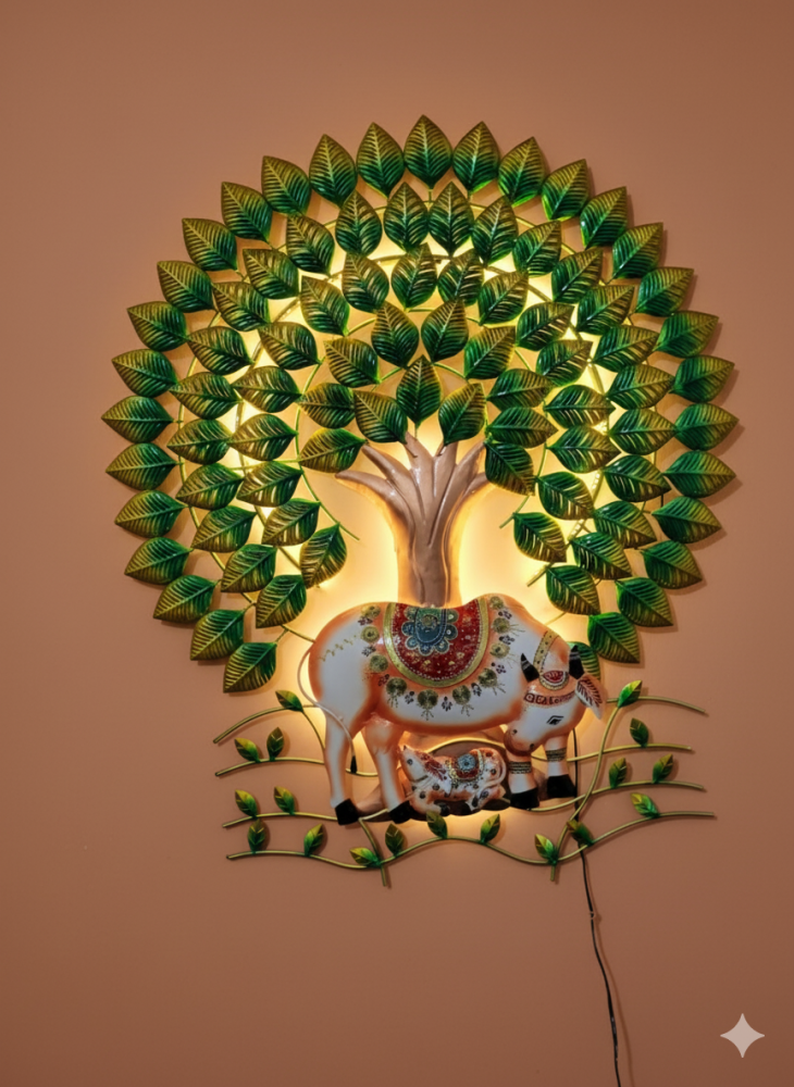 2 COW TREE MULTICOLUR